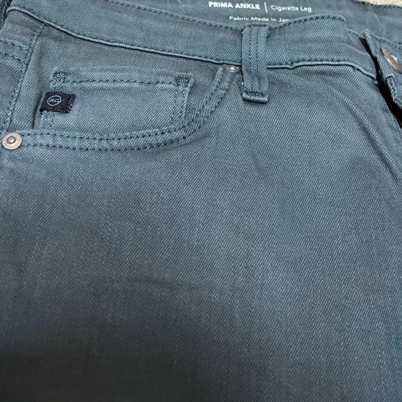 AG Adriana Goldschmidt Denim in Gray/Blue Prima Ankle Cigarette Leg - Picture 4 of 6